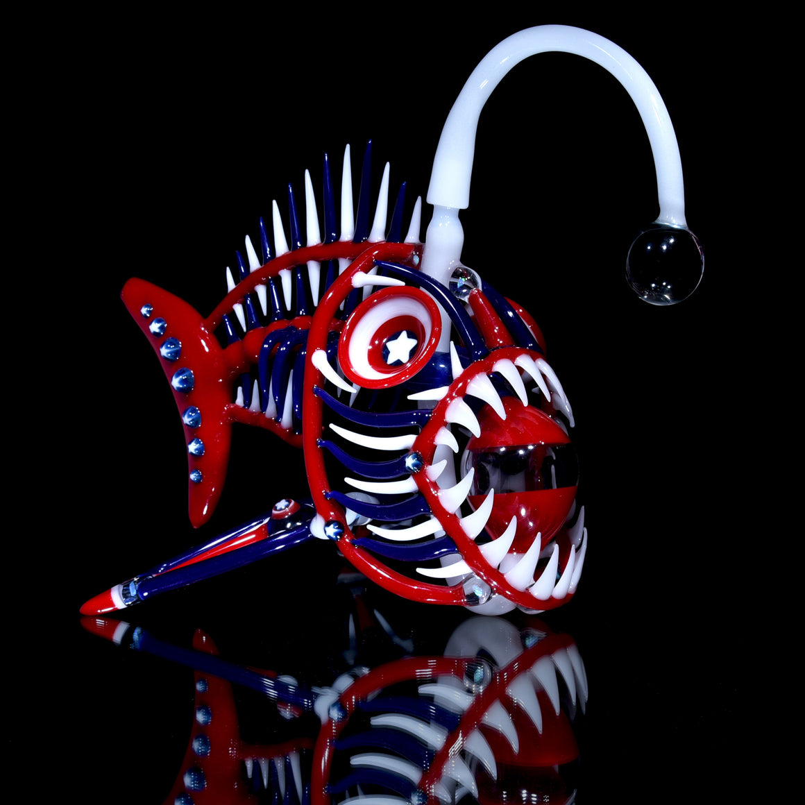 "Stars, Stripes, and Spikes" - 2014 Full-size Angler Fish