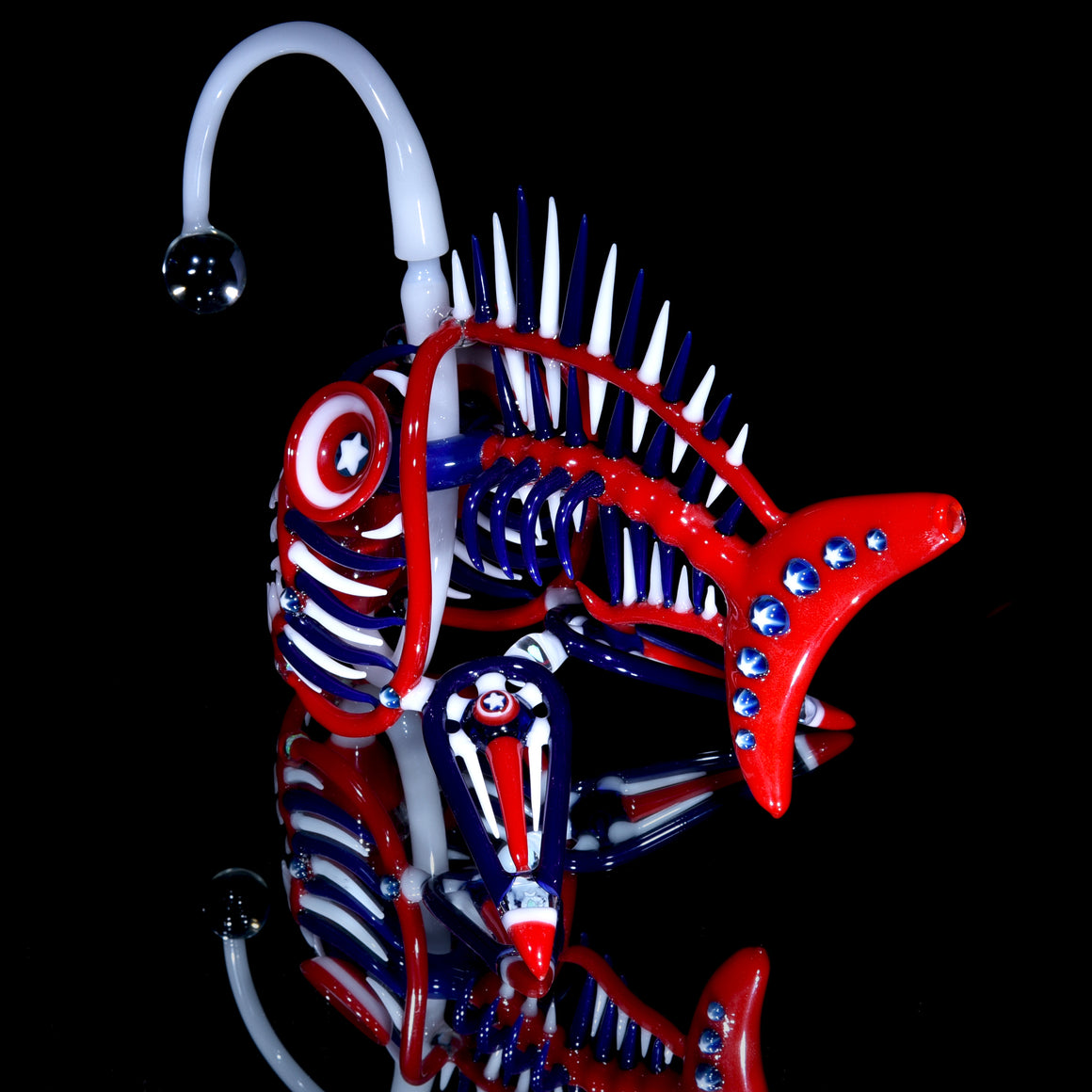"Stars, Stripes, and Spikes" - 2014 Full-size Angler Fish
