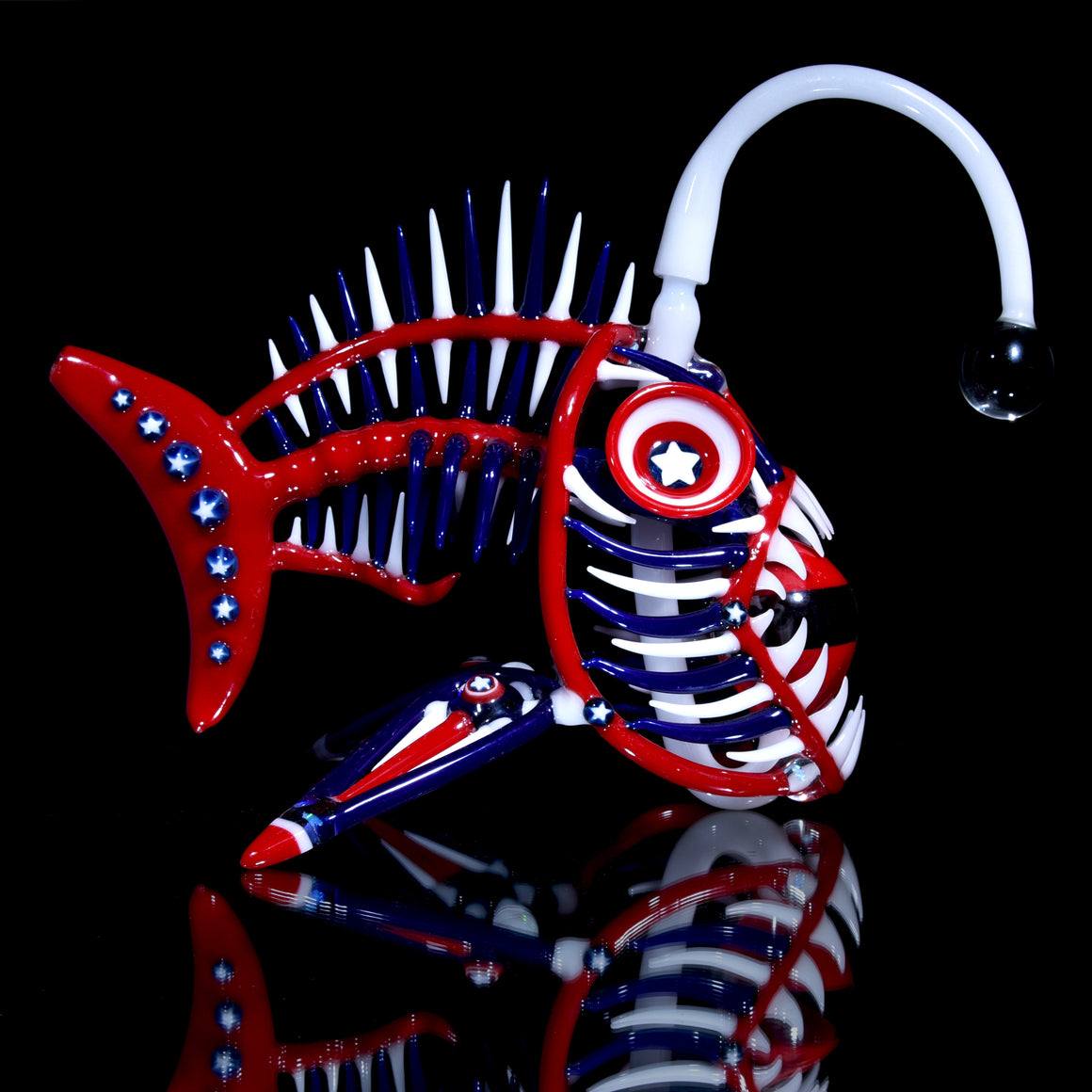 "Stars, Stripes, and Spikes" - 2014 Full-size Angler Fish