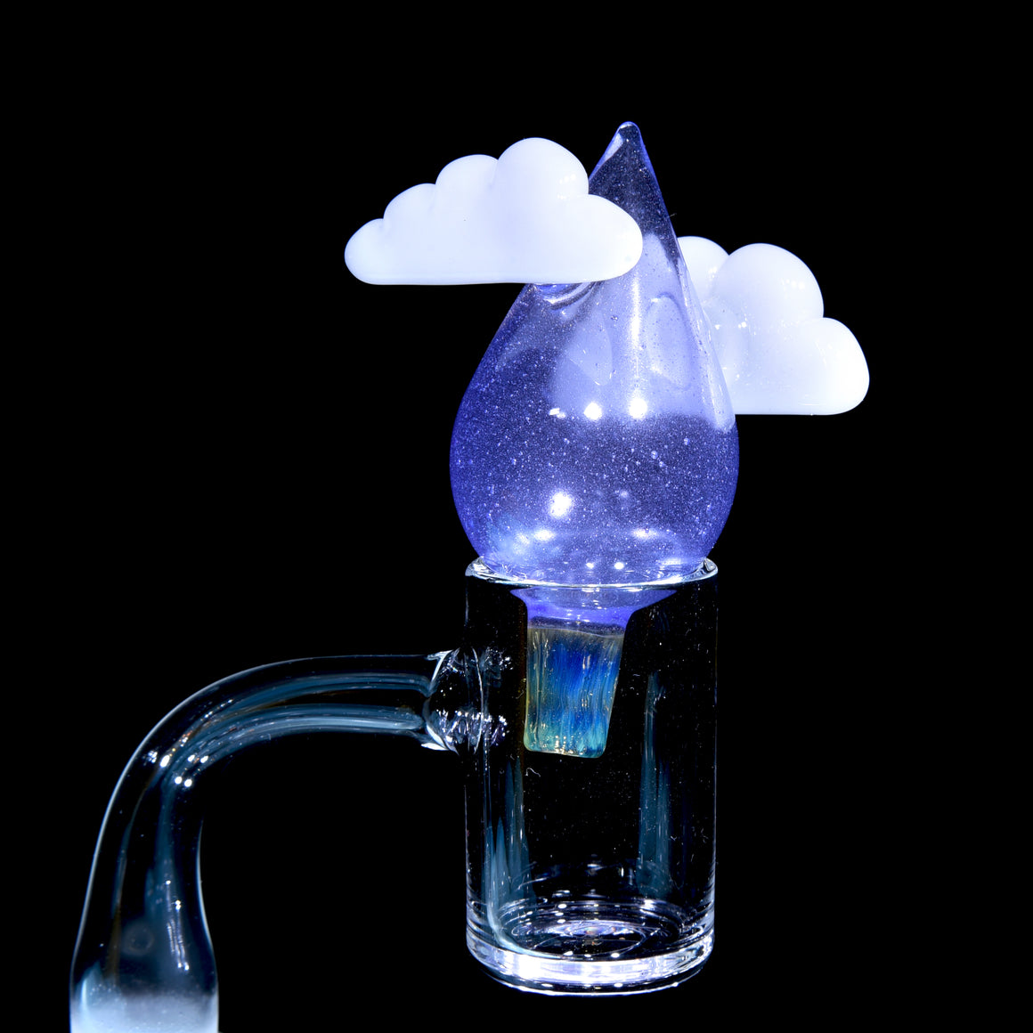Raindrop and Clouds Bubble Cap