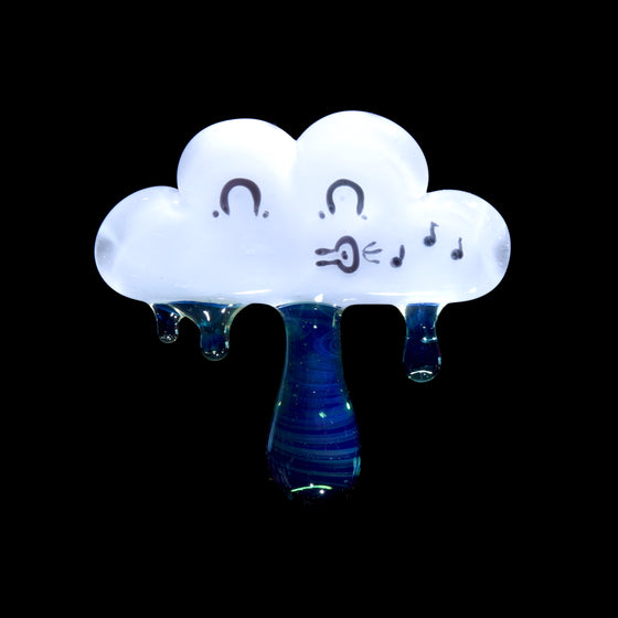 Singing Cloud and Raindrops Pendant