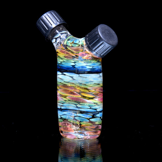 Fume Honeycomb Airtight Threaded Travel Flask Rig - 10mm Female