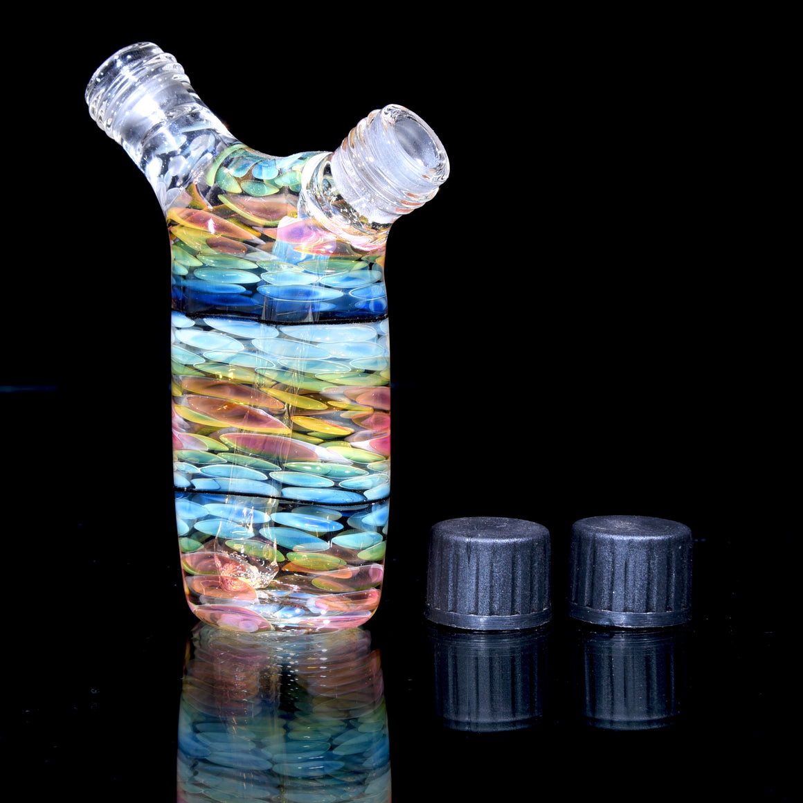 Fume Honeycomb Airtight Threaded Travel Flask Rig - 10mm Female