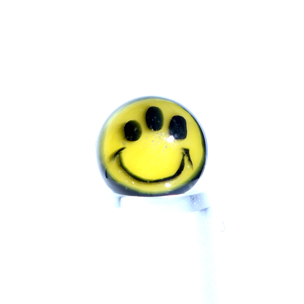 ~6mm Boro-encased Millie Terp Pearl by Ryan McCluer - 3-eyed Smiley Face