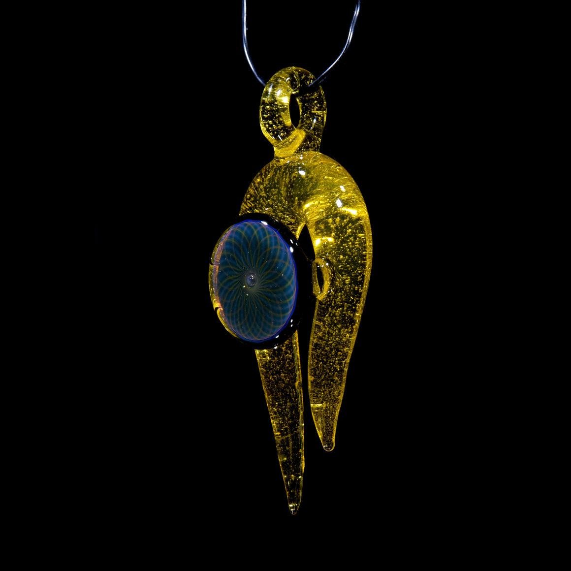 CFL Reactive Abstract Fumicello Pendant - Terps