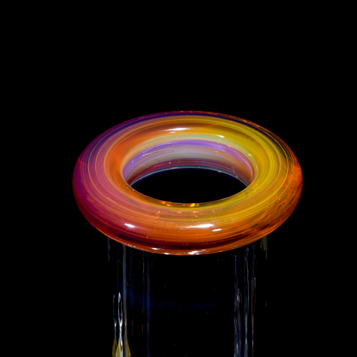 Inline Single Perc Tube/Ashcatcher Set - North Star Yellow - 18mm Female