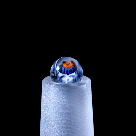 ~6mm Boro-encased Millie Terp Pearl by Ryan McCluer - Steal Your Face w/ GD Bear
