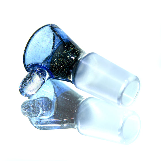 Dichroic Single-hole Martini Slide - Blue - 18mm