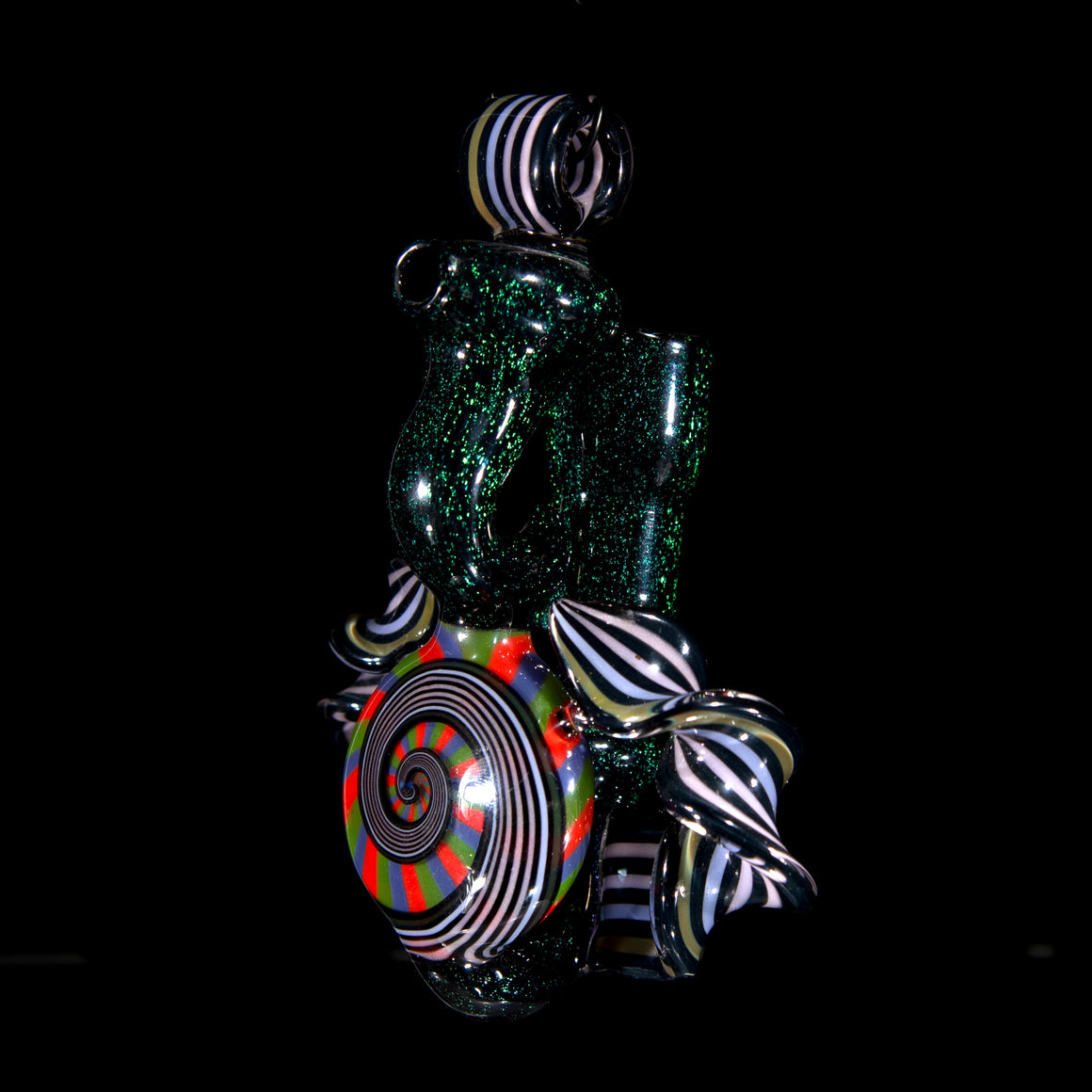 Pendant Rig #1 - RGB Staircase with Dichro and Twisted Canes