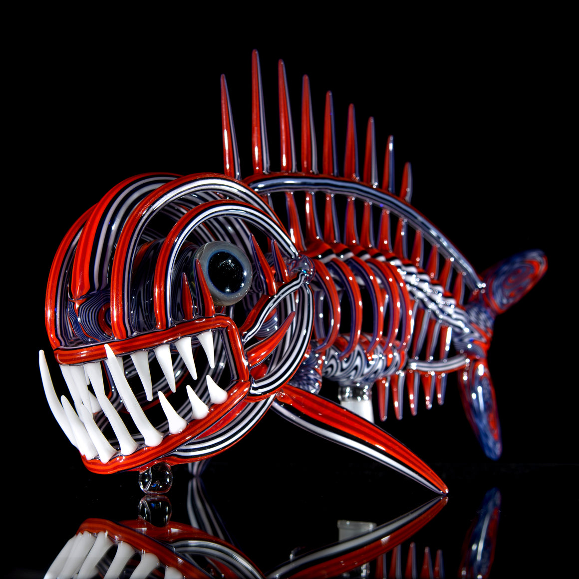 Lineworked Prehistoric Fish