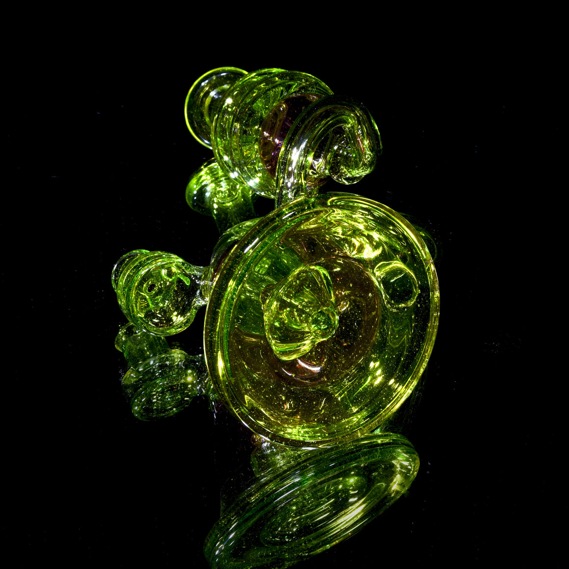 V2 QuickDraw Recycler - Green Dream/Gold Purple over Ice Water - 10mm Female