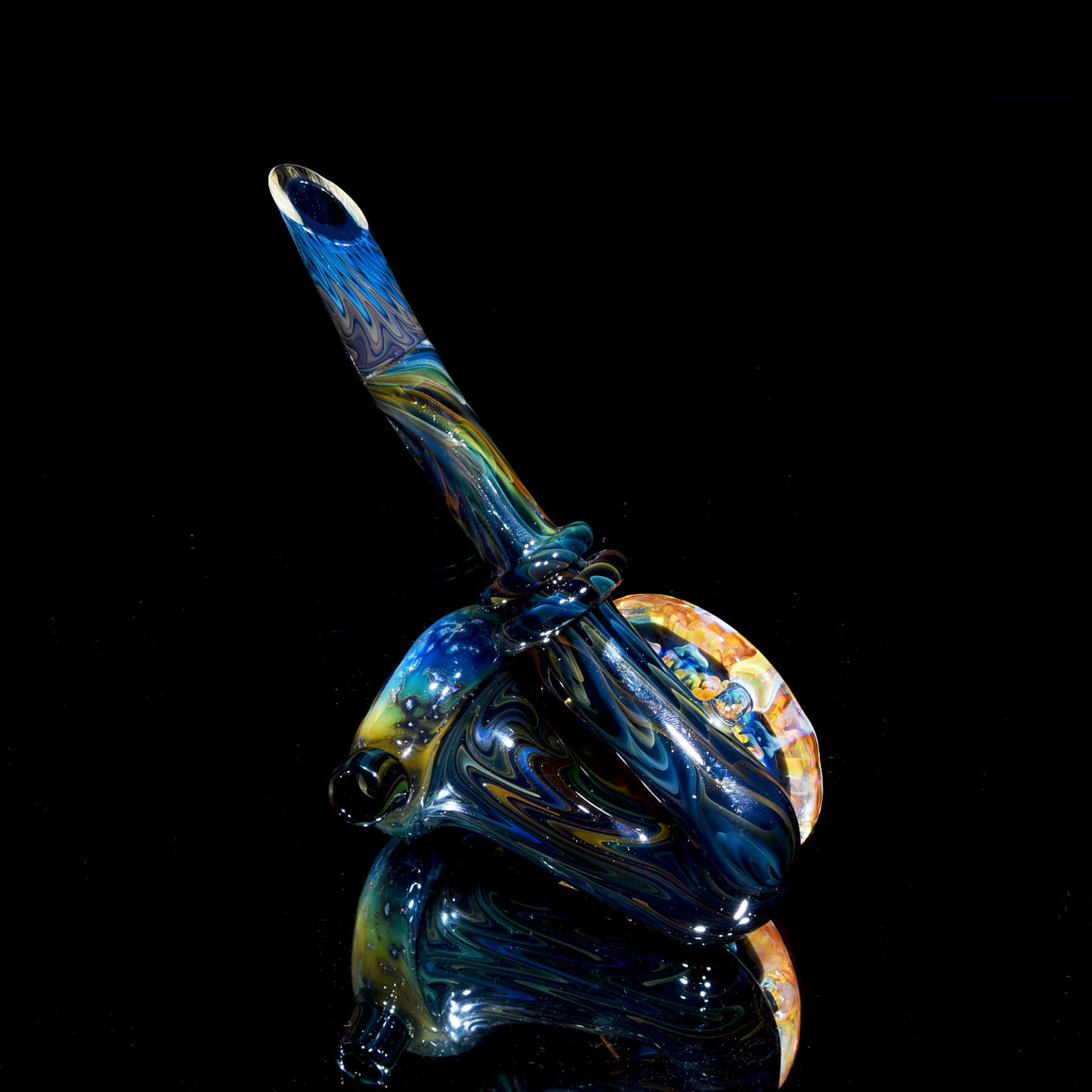 Crushed Opal & Galaxy Fume Fold Sherlock w/ Fume Reti Lotus Kickstand