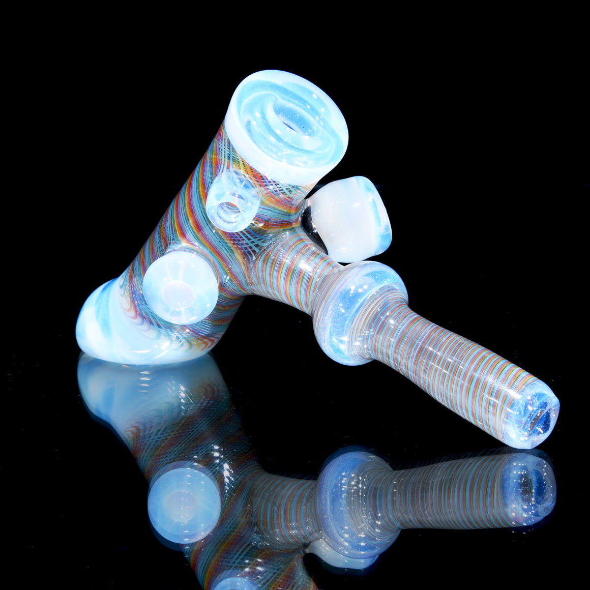 Fully-worked Dry Layback Hammer - Moonstone/Rainbow Reti