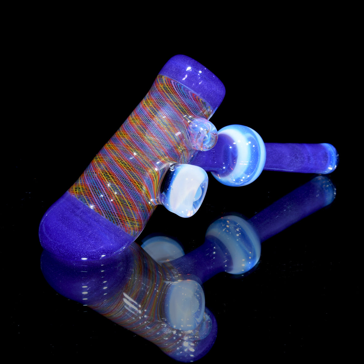 Fully-worked Dry Layback Hammer - Moonstone/Purple/Orange Reti