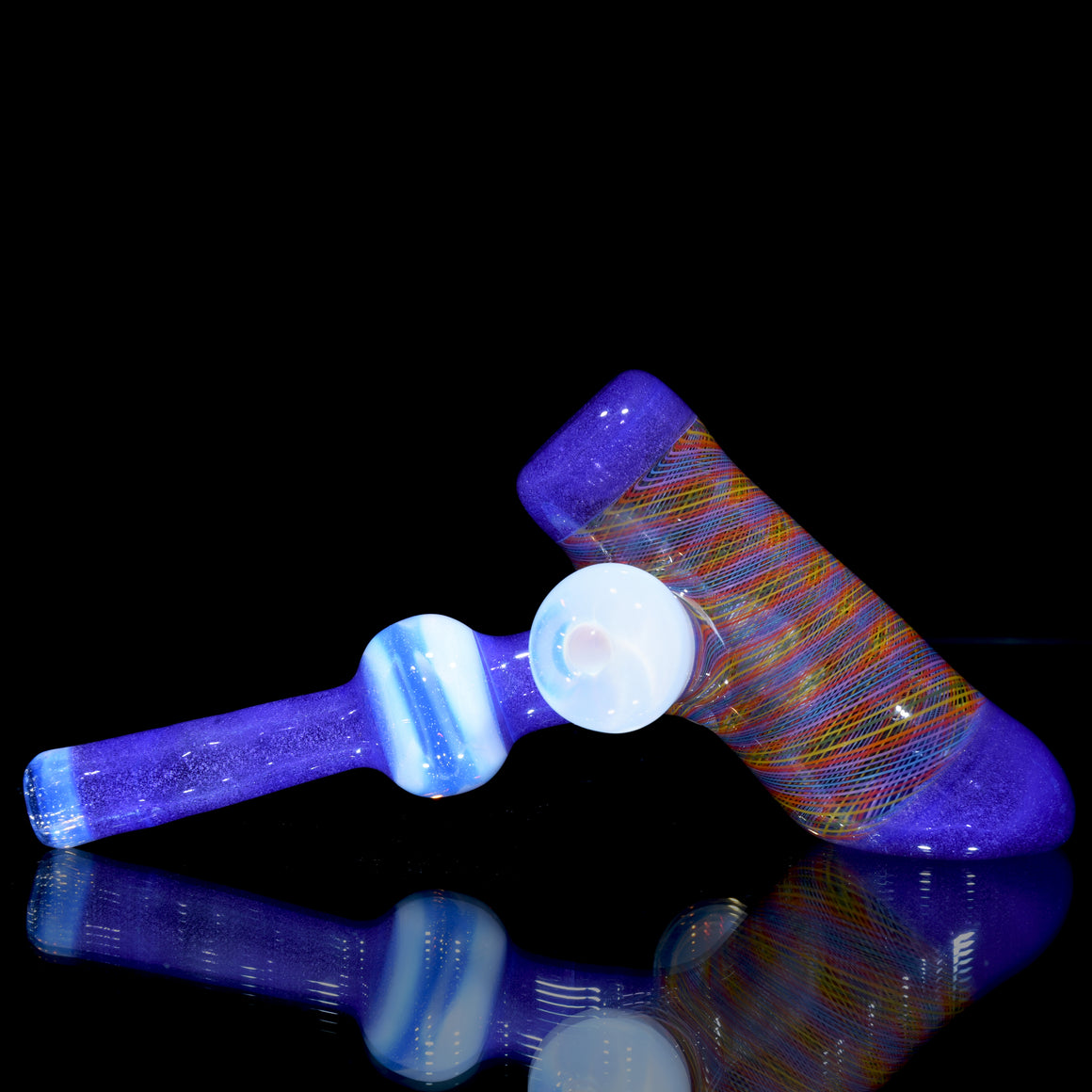 Fully-worked Dry Layback Hammer - Moonstone/Purple/Orange Reti