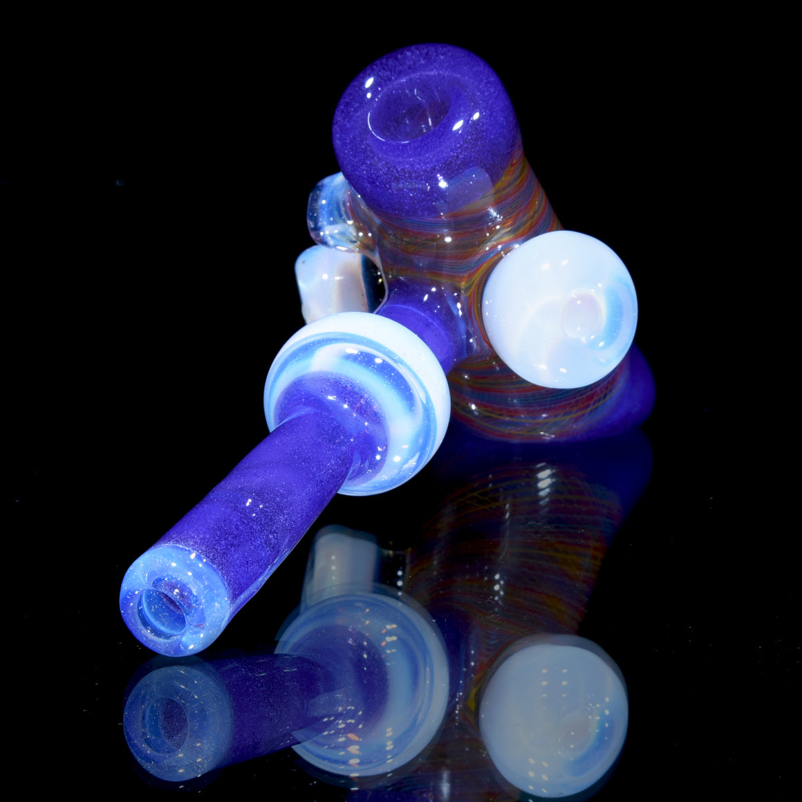 Fully-worked Dry Layback Hammer - Moonstone/Purple/Orange Reti