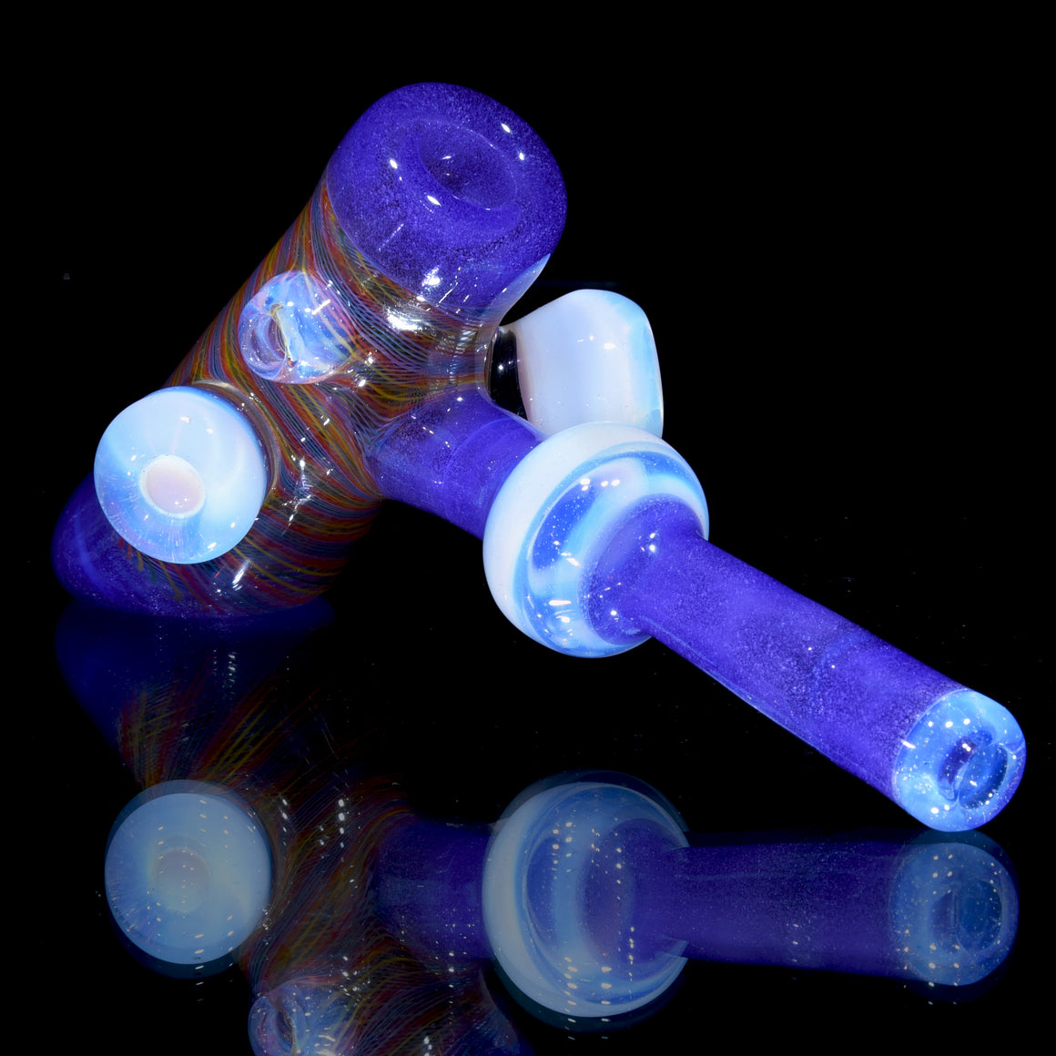 Fully-worked Dry Layback Hammer - Moonstone/Purple/Orange Reti