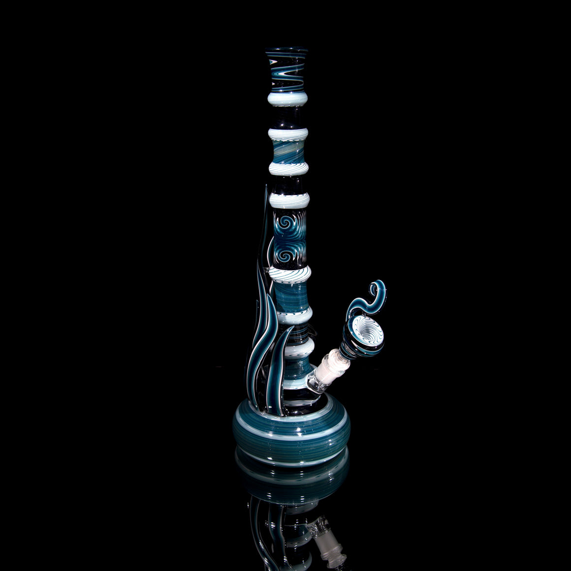 Solo White/Blue Icy Linework Tube