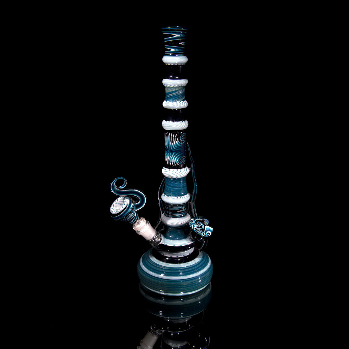 Solo White/Blue Icy Linework Tube