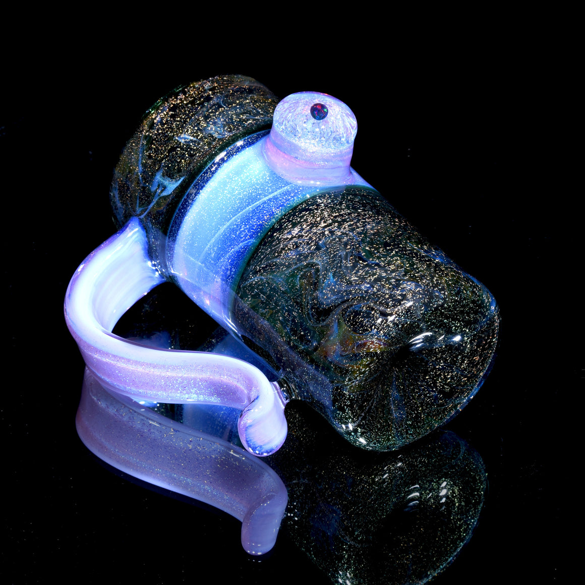 XL Dichroic Mug w/ Opal - Pink Slyme
