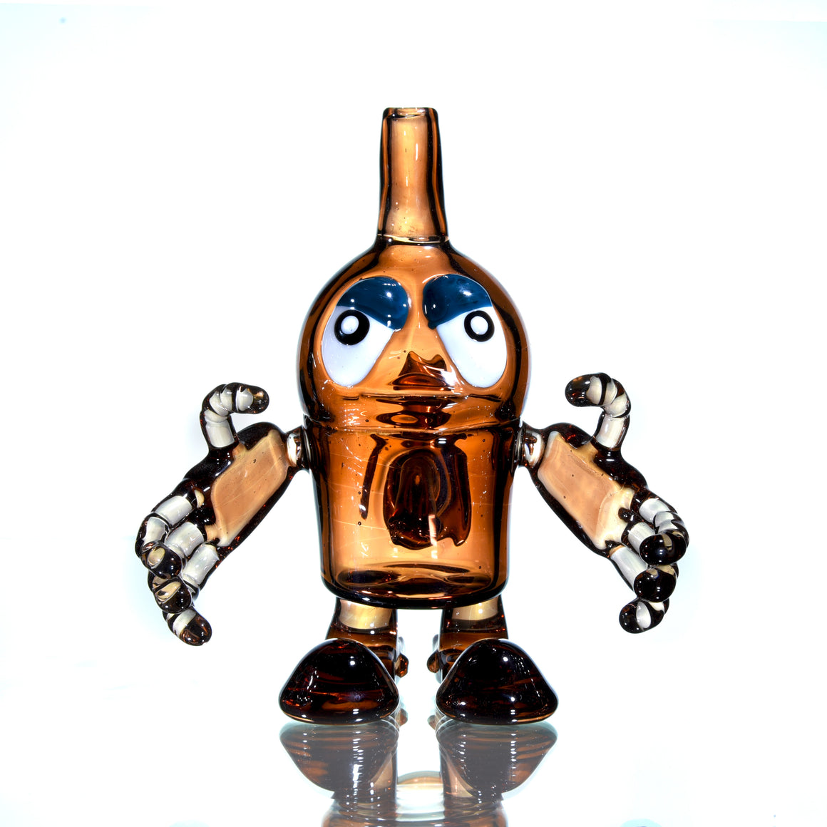 Full-size Robo-kun w/ Matching Cap - Amber Brown - 10mm Female