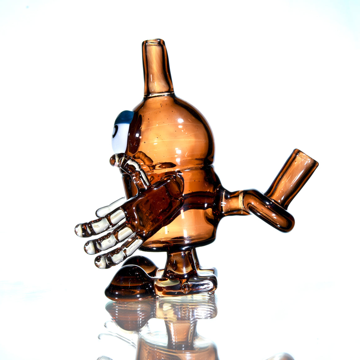 Full-size Robo-kun w/ Matching Cap - Amber Brown - 10mm Female