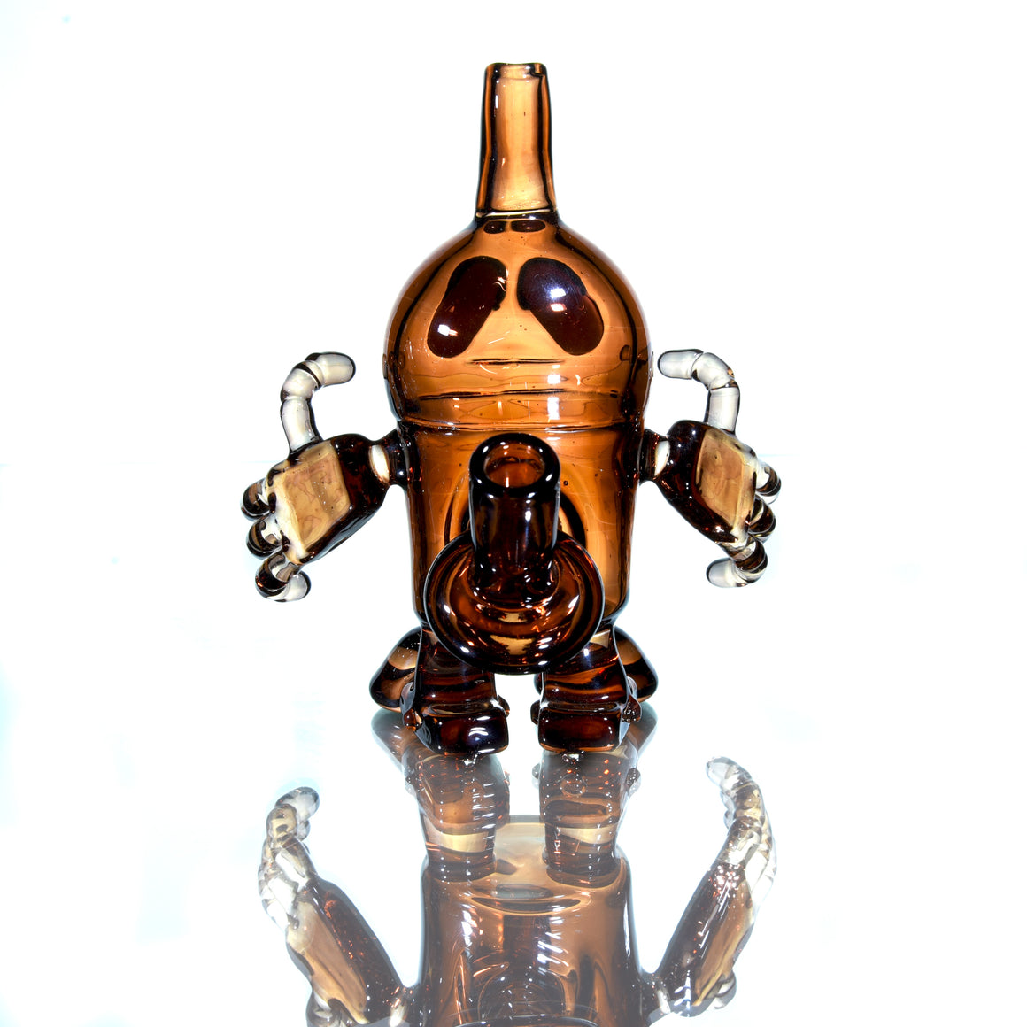 Full-size Robo-kun w/ Matching Cap - Amber Brown - 10mm Female