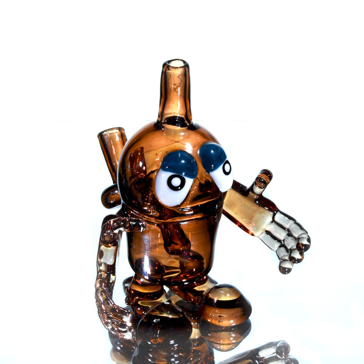 Full-size Robo-kun w/ Matching Cap - Amber Brown - 10mm Female