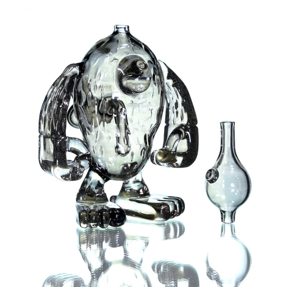 "Yuki-Otoko" Cyclops Yeti with Matching Cap - Transparent Gray - 10mm Female