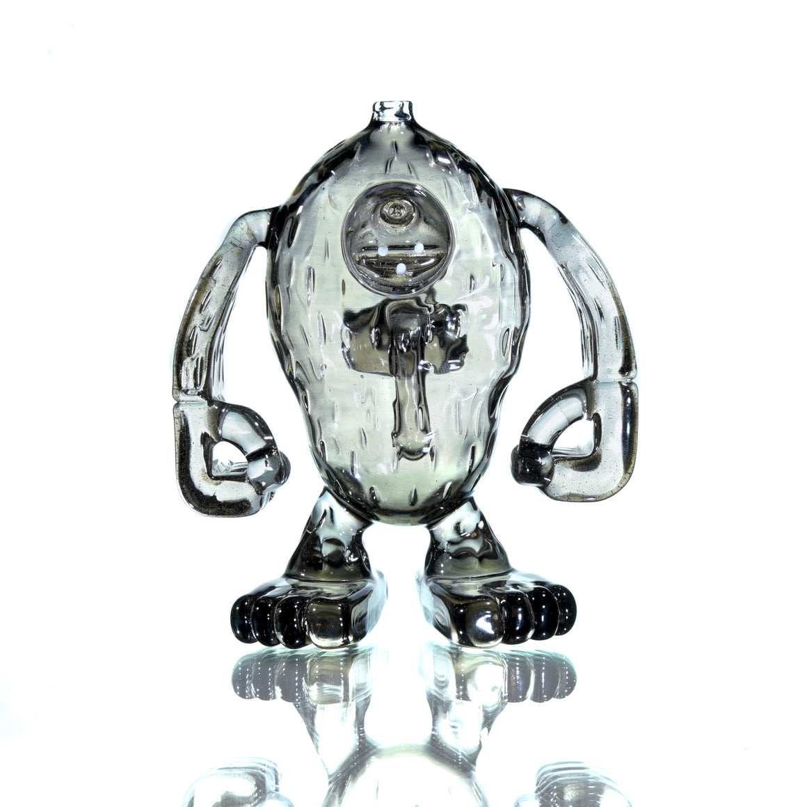 "Yuki-Otoko" Cyclops Yeti with Matching Cap - Transparent Gray - 10mm Female