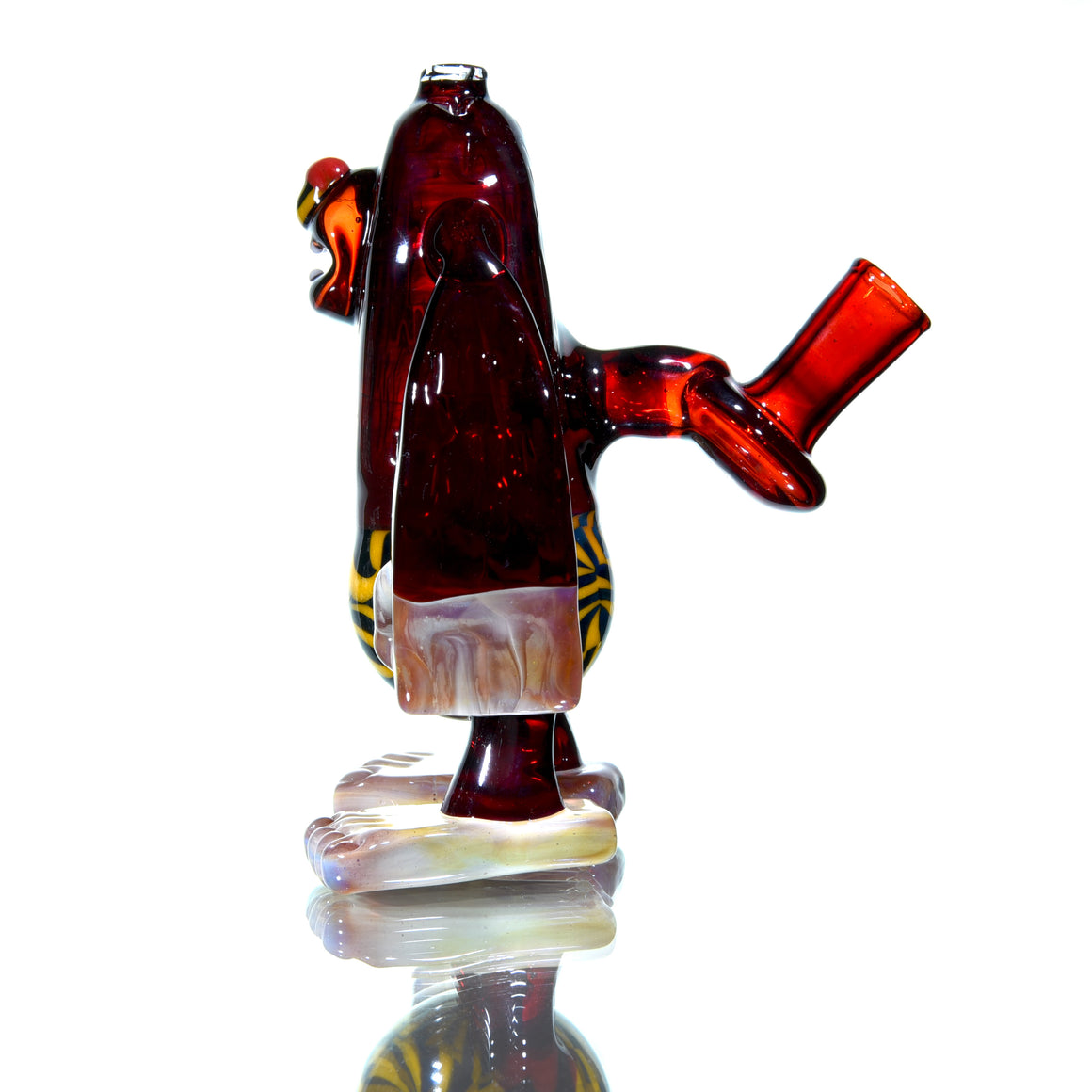 "Aka-Oni" Fully-worked Red Cyclops Yeti with Matching Cap - 10mm Female