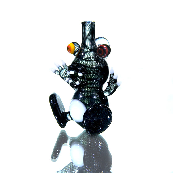 Dabgon Spoon Pipe Pendant - Gray Lattice