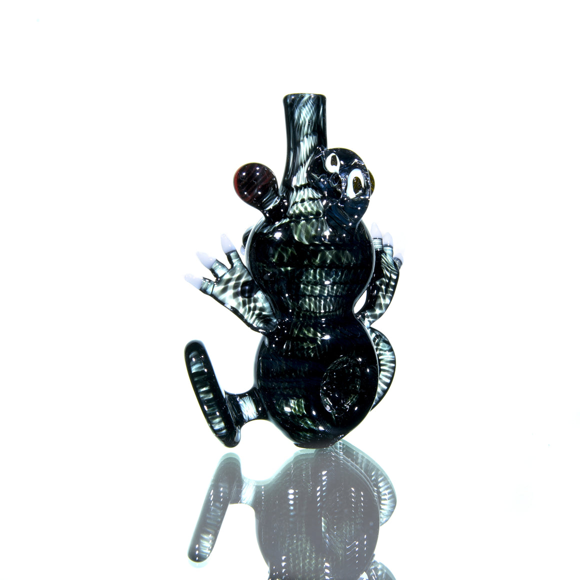 Dabgon Spoon Pipe Pendant - Gray Lattice