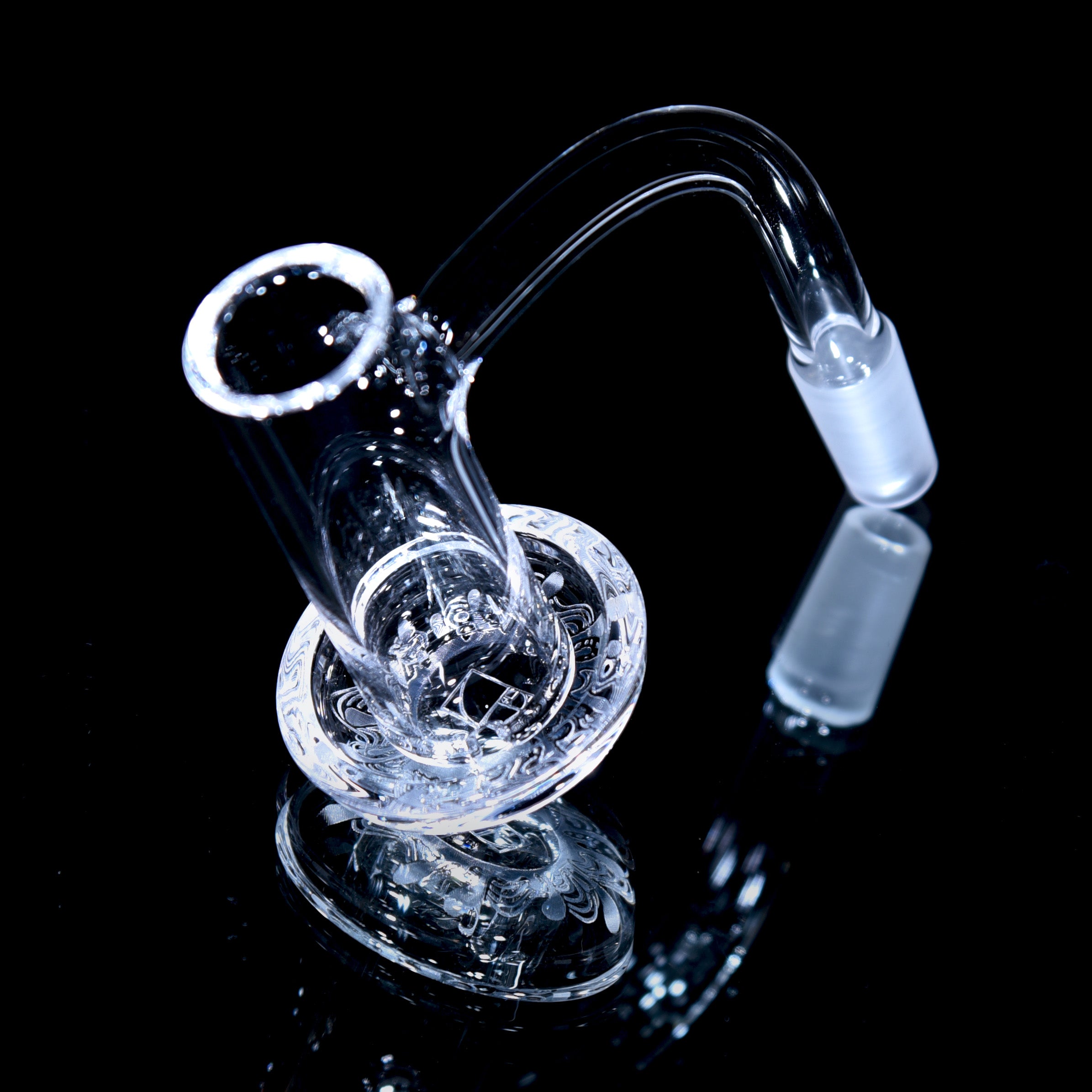 Simple Scientific Mini Glass Oil Dab Rig with Banger