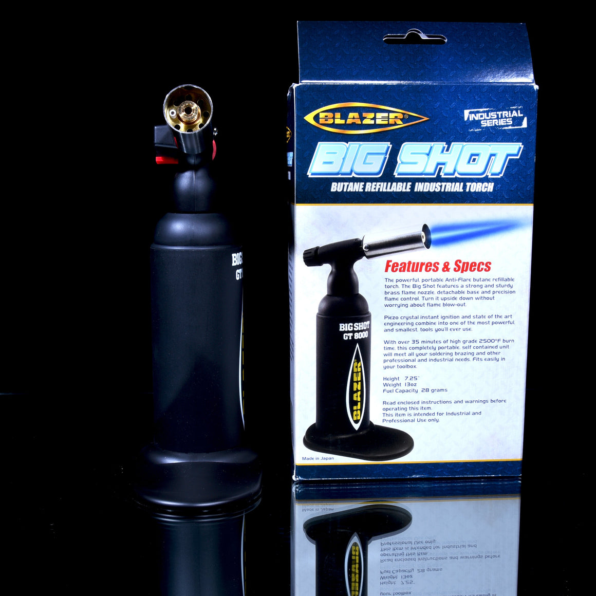 Big Shot GT8000 Butane Torch w/ Removable Stand (Made in Japan)