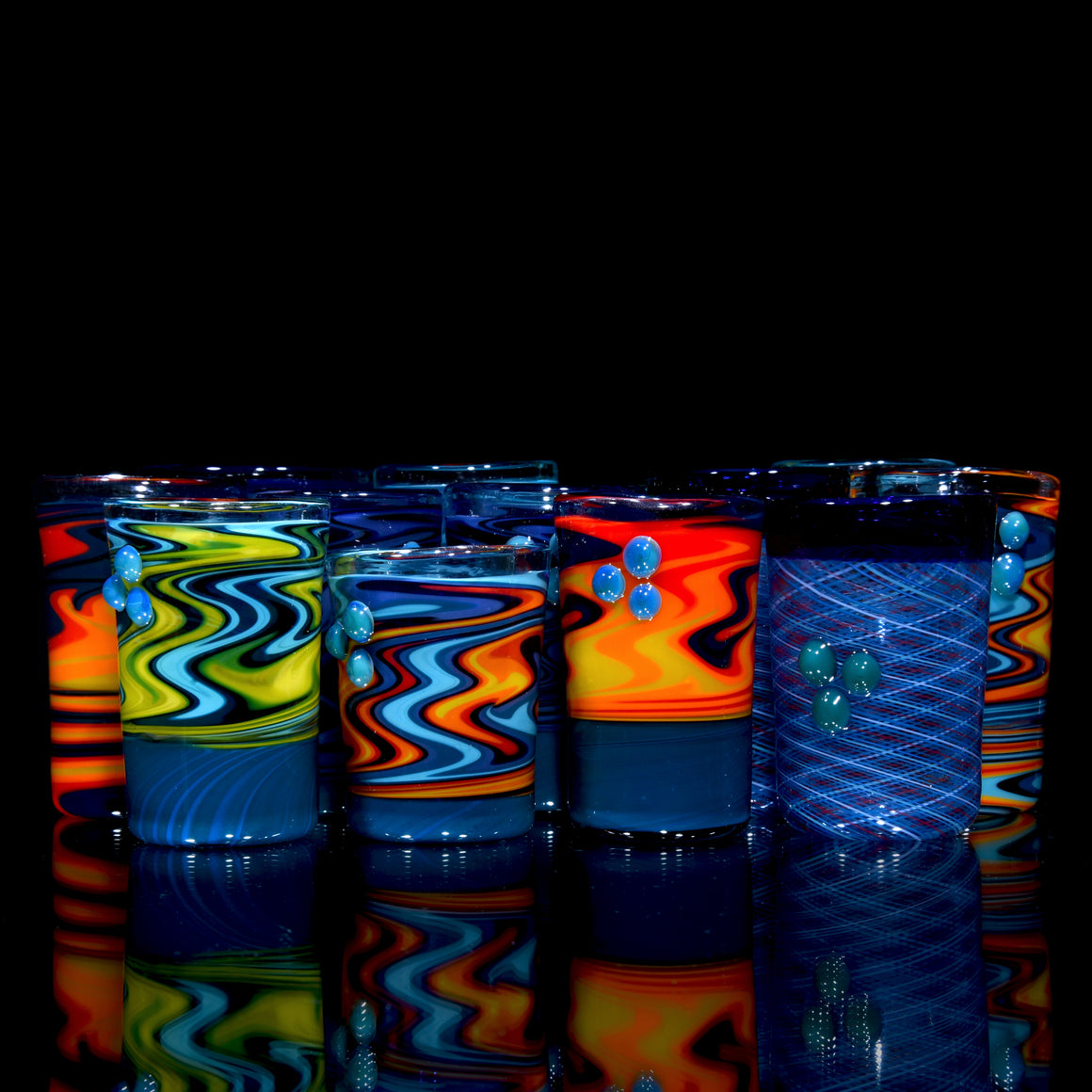 Fully-worked XL Shot Glass