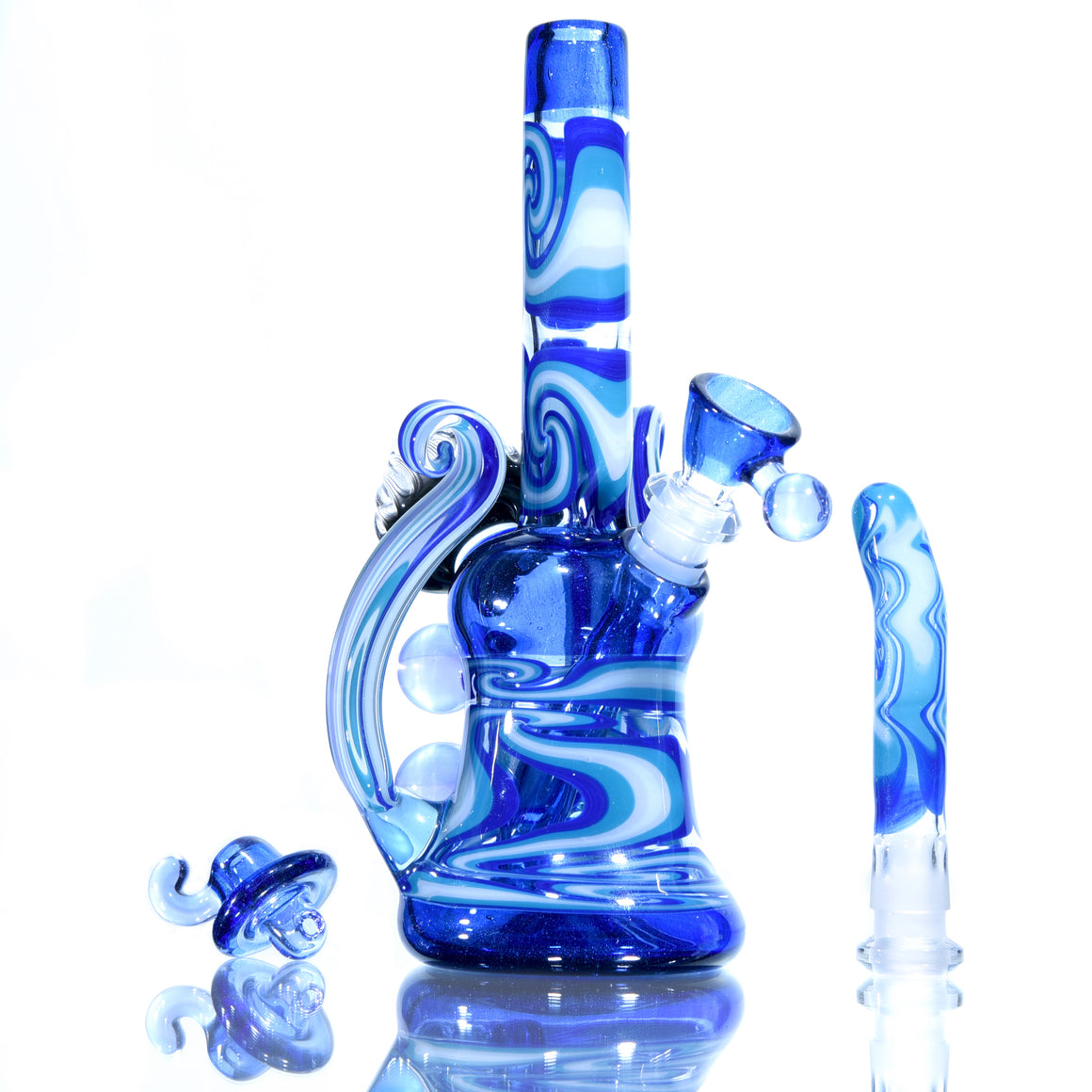 Custom Blue Mini Tube Set - 10mm Female