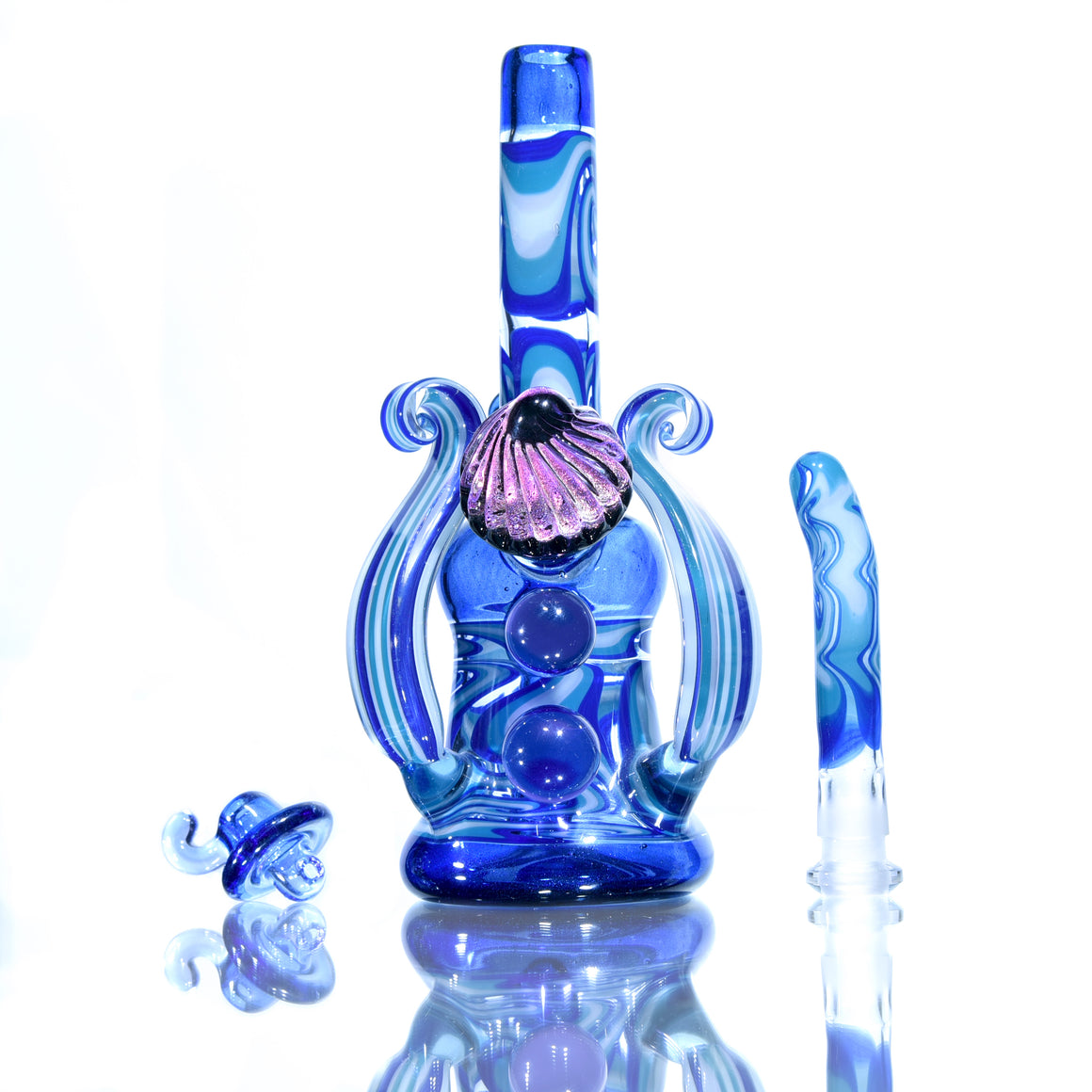 Custom Blue Mini Tube Set - 10mm Female