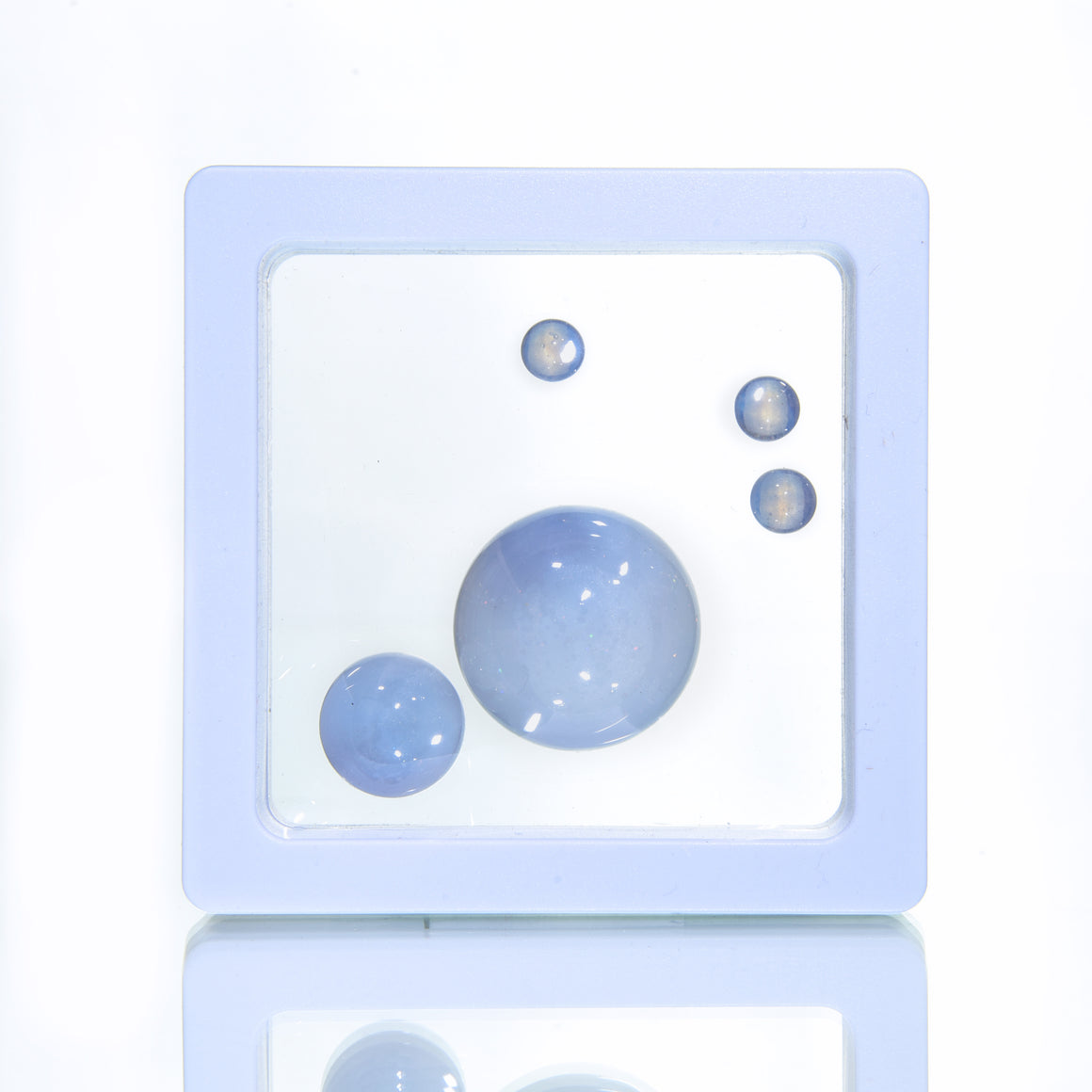 Heady 5-piece Slurper Set - Crushed Opal White Satin over Mirage