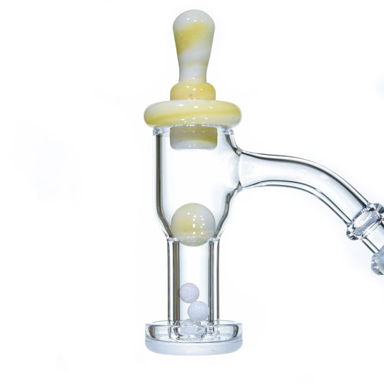 Heady 5-piece Slurper Set - Crushed Opal Cheese over Star White