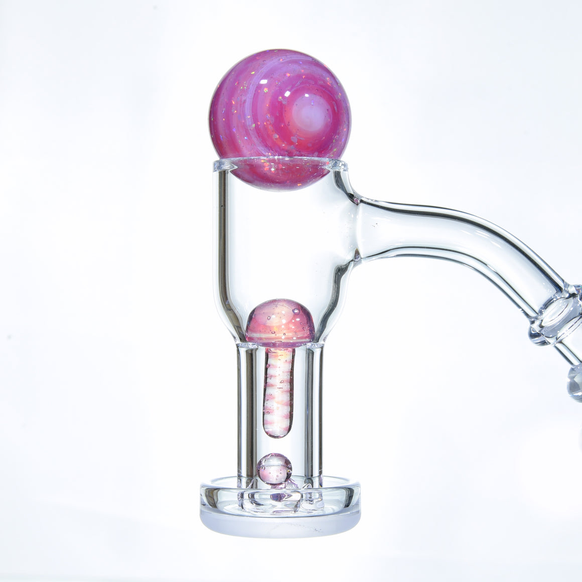 Heady 7-piece Opal Slurper Set - Crushed Opal Karmaline over Ghost