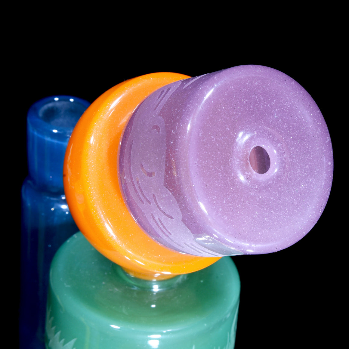 Sandblasted Dome Puck Colorform Rig - Pastel - 14mm Female