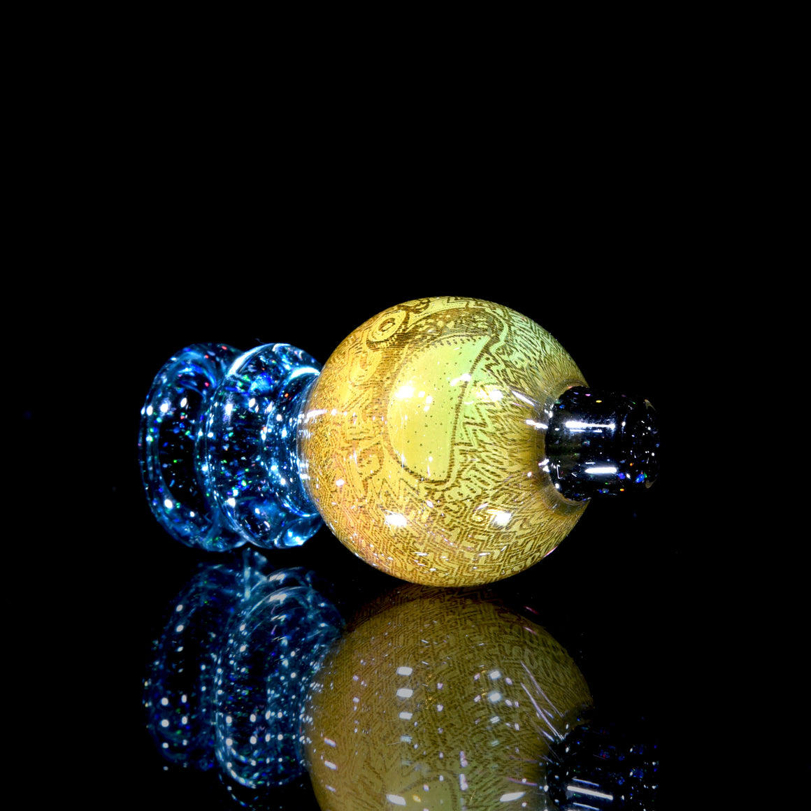 Crushed Opal Heady Taco Bubble Cap - Raindrop/Black