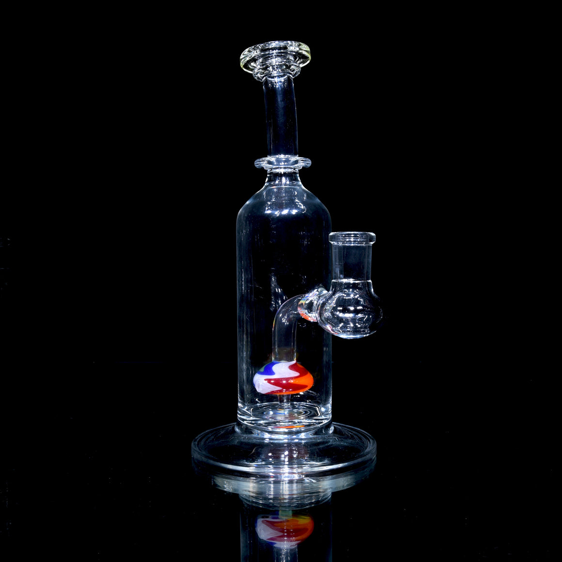 UV Reactive Full-size Worked Shredder Rig - 14mm Female