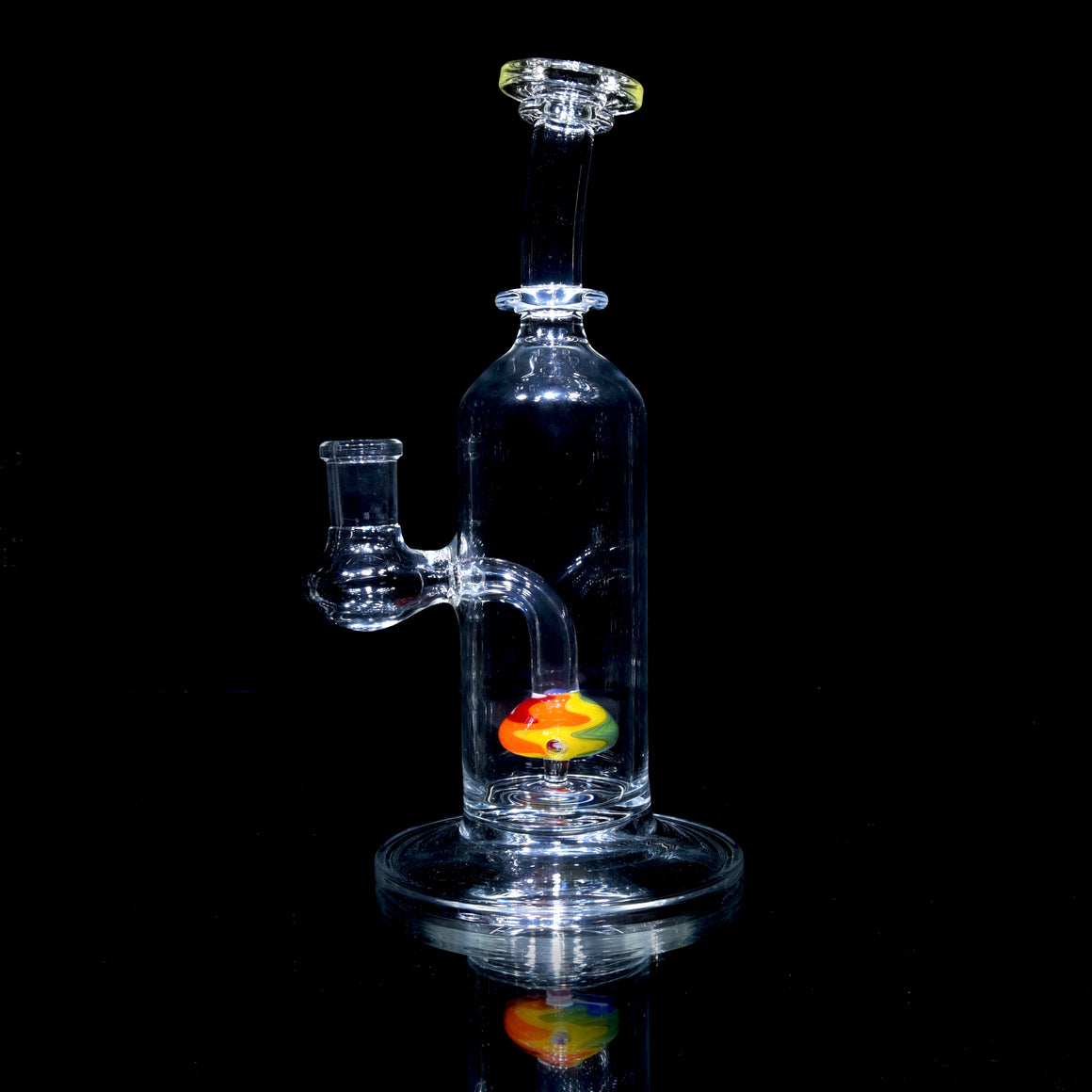 UV Reactive Full-size Worked Shredder Rig - 14mm Female