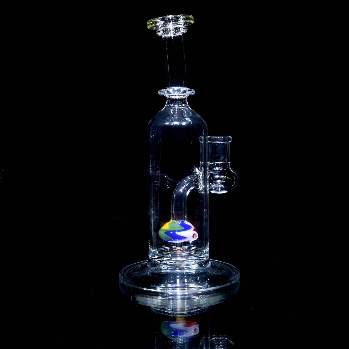 UV Reactive Full-size Worked Shredder Rig - 14mm Female