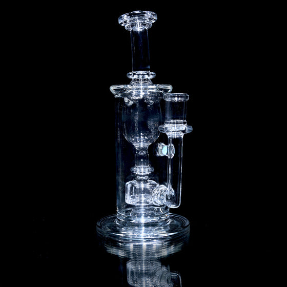 Full-size Torus Incycler w/ Opal - Clear - 14mm Female