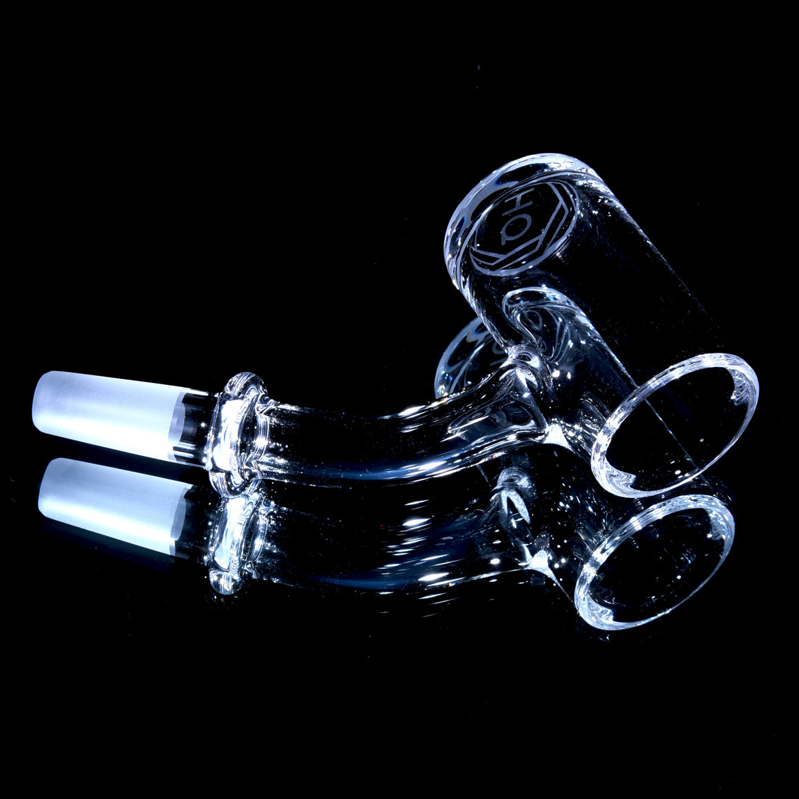 V2 Flat Top Quartz Banger w/ Beveled Bucket - 25mm OD Bucket - 14mm/Male/45°