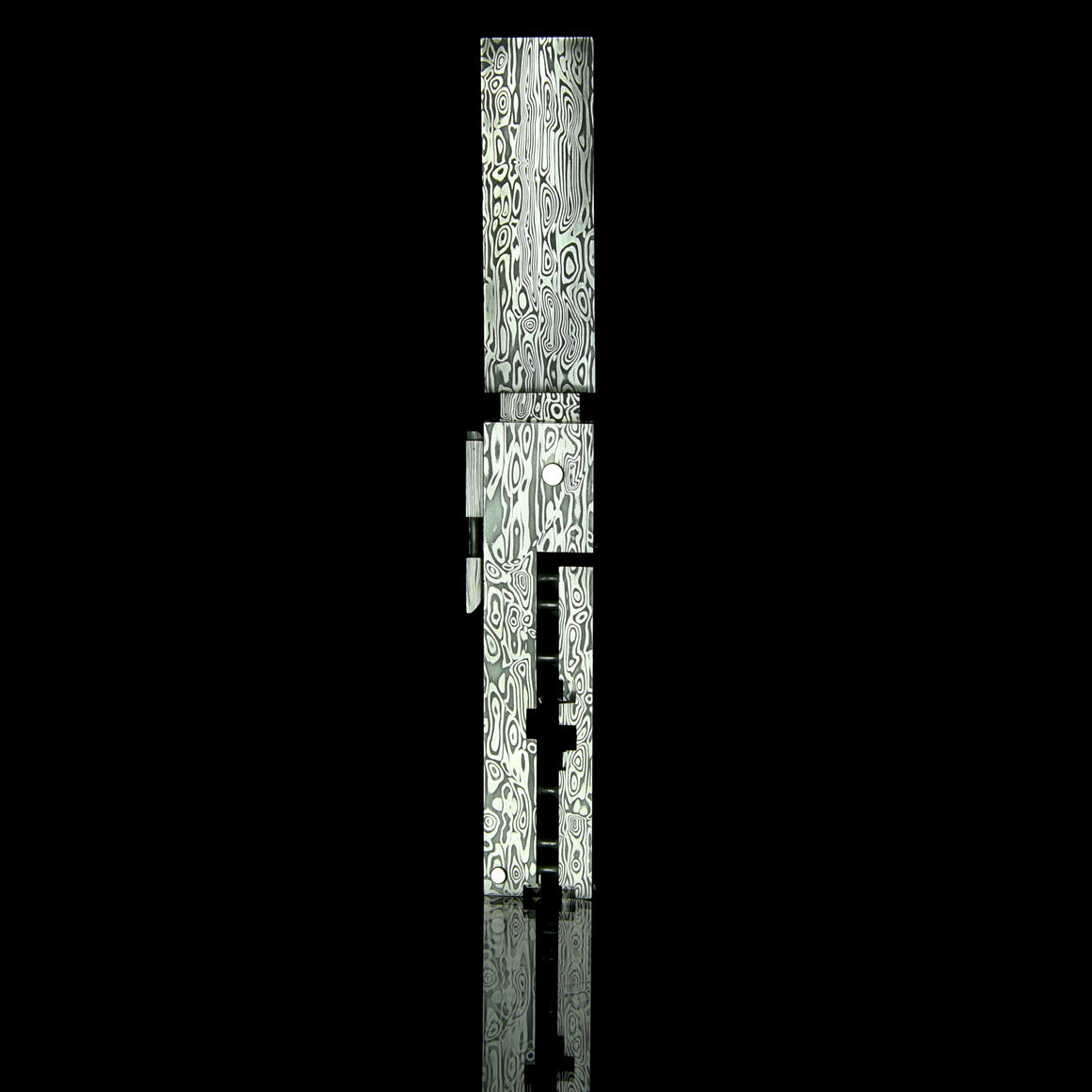 Full Damascus O² Lockback Knife