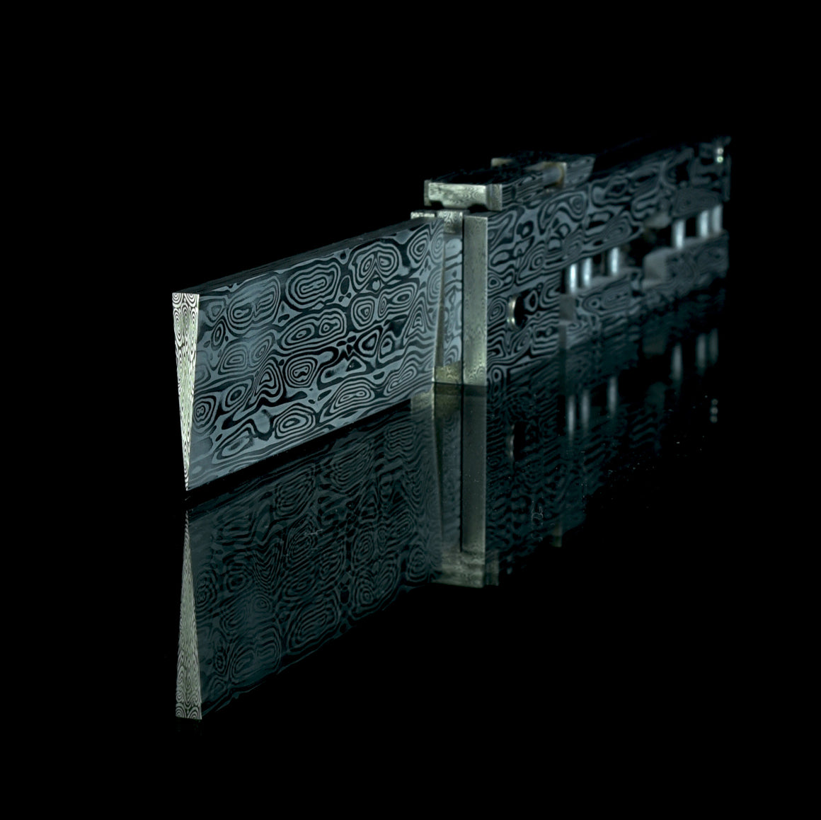 Full Damascus O² Lockback Knife